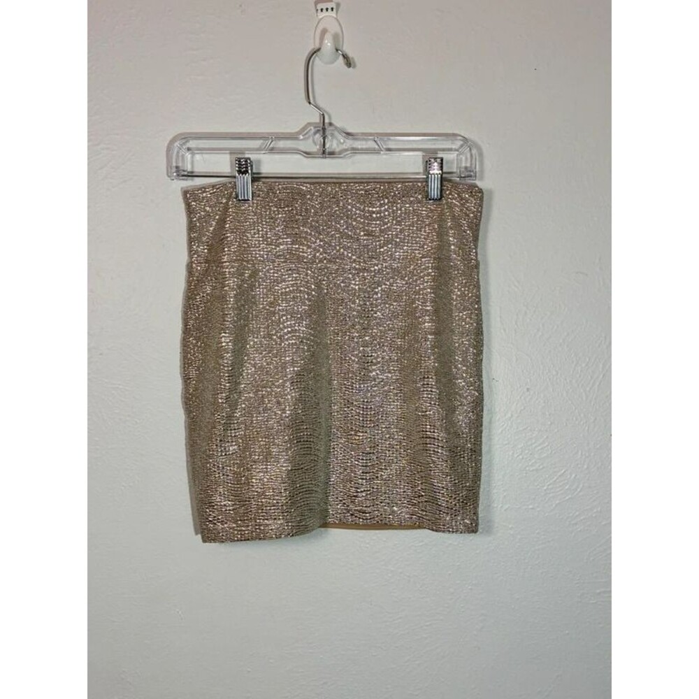 Decree mini skirt medium silver